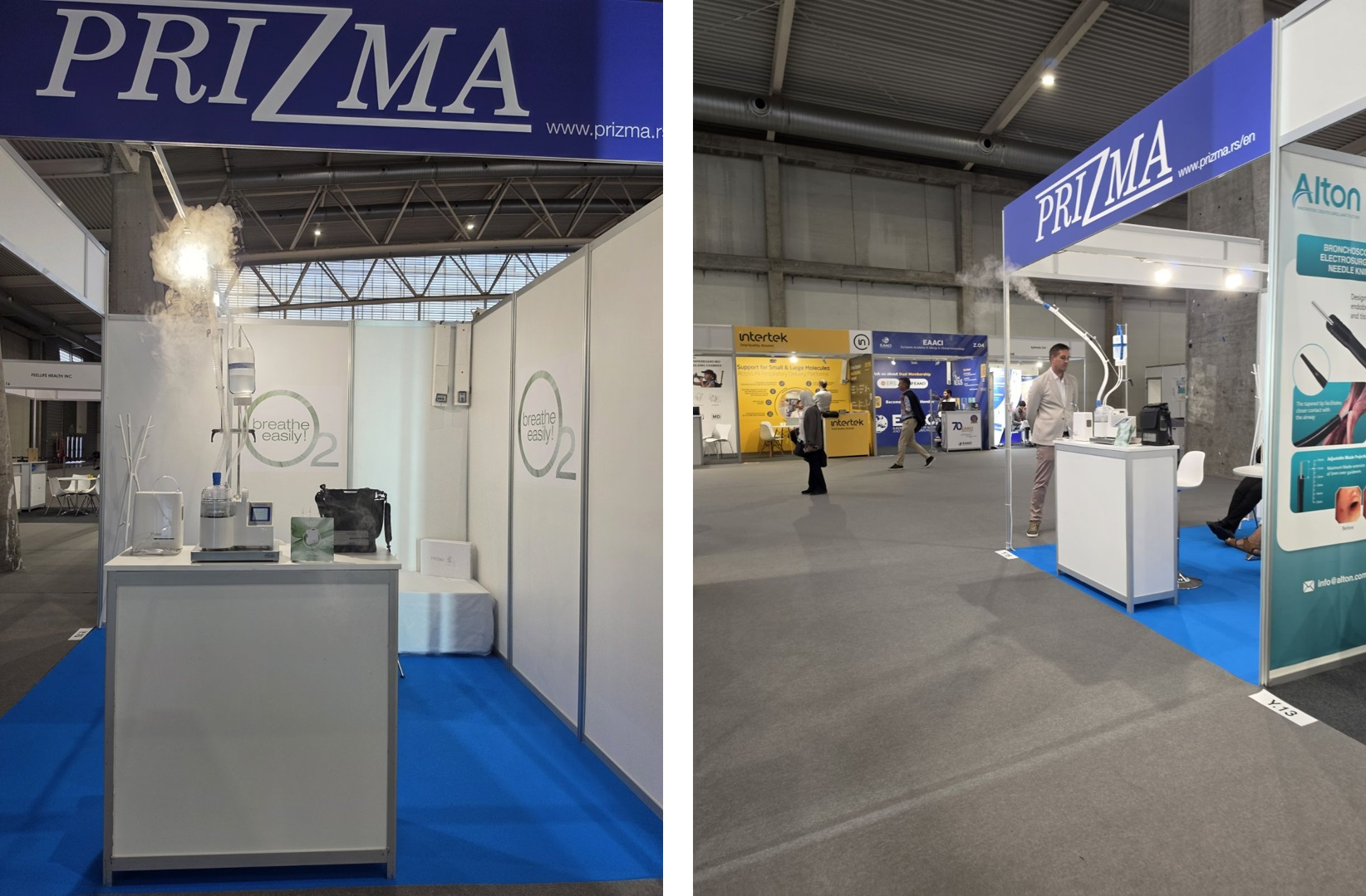 PRIZMA booth at the ERS Congress